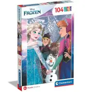 Frozen Puzzle Super Color 104 pezzi - Clementoni
