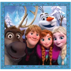 Frozen momenti divertenti puzzle Supercolor 3x48 pezzi - Clementoni immagine 4
