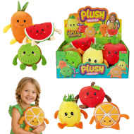Frutti di peluche da 16 cm, in diverse varianti, 1 pezzo