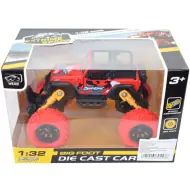 Fuoristrada Jeep rosso a retrocarica 1/32