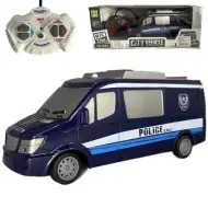 Furgone SWAT della polizia telecomandato RC con luci 27MHz scala 1/32 25cm