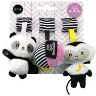 GaGaGu: Peluche con Logo - Panda, Palla e Scimmia