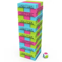 Gabi Casa delle Bambole: Gioco da tavolo Jenga costruttore di torri colorate - Spin Master immagine 2