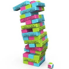 Gabi Casa delle Bambole: Gioco da tavolo Jenga costruttore di torri colorate - Spin Master immagine 3