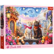 Gattini innamorati — puzzle da 500 pezzi, Qualità Premium – Trefl