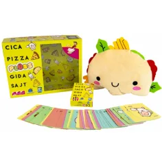 Gattino, pizza, peluche, capretto, formaggio, gioco da tavolo immagine 2
