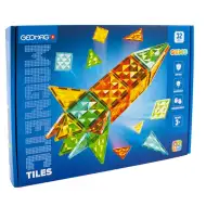 Geomag: Piastrelle Magnetiche Gems Razzo Set da 32 pezzi