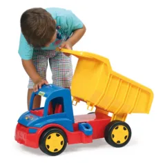 Gigante dumper con capacità di carico di 150 kg, colore blu-giallo - Wader immagine 2