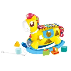 Giocattolo per neonati a forma di pony musicale immagine 2
