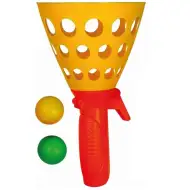 Gioco acchiappapalla Click&amp;Catch con cono e 2 palline