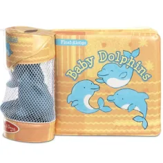 Gioco da bagno: Libro impermeabile, delfini baby - Melissa & Doug immagine 3