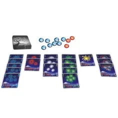 Gioco da tavolo Hanabi in scatola di metallo immagine 2