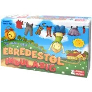 Gioco da tavolo educativo dal risveglio alla partenza