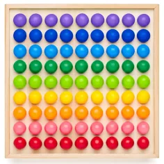 Gioco da tavolo logico con palline arcobaleno popolari - Woodyland immagine 3