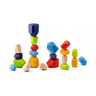 Gioco di abilità Balance con pietre in legno 21 pezzi - Woodyland
