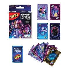 Gioco di carte UNO K-POP Cacciatori di demoni - Mattel immagine 3