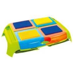 Gioco di costruzione con punte colorate e tavolo portatile immagine 2