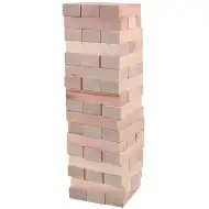 Gioco di costruzione di abilità con torre di legno