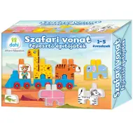 Gioco di costruzione treno safari