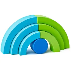 Gioco di equilibrio arcobaleno in legno - Woodyland immagine 3