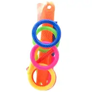 Gioco di lancio degli anelli colorati 39 cm
