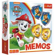 Gioco di memoria Paw Patrol con tessere a forma di scudo - Trefl