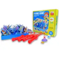 Gioco di memoria con pesci e canne da pesca