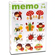 Gioco di memoria sulla fauna della foresta