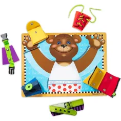 Gioco educativo in legno per lo sviluppo delle abilità di base a tema orsetto - Melissa & Doug immagine 2