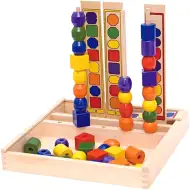 Gioco logico torre in legno