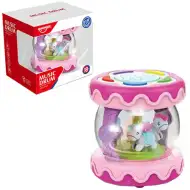Giostra da tavolo con effetti di luce e suono in colore rosa