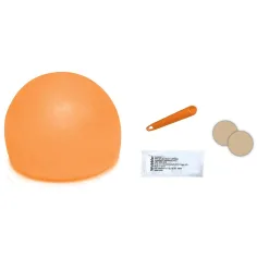 Glowzilla Wubble palla luminosa arancione neon 75 cm immagine 3