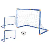 GoalBuddies: Set di Porte da Calcio 2 in 1 con Palla e Pompa