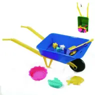 Grande carriola con attrezzi per sabbiera - D-Toys