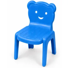 Grande sedia per bambini con faccina sorridente, disponibile in diverse varianti di colore, 1 pezzo