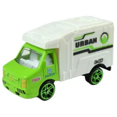 Greening Car: Set di 6 camion per la raccolta dei rifiuti immagine 2