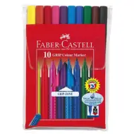 Grip pennarelli lavabili colorati set da 10 pezzi - Faber-Castell