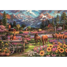HQC Cavaliere in pieno galoppo - puzzle da 3000 pezzi - Clementoni immagine 2