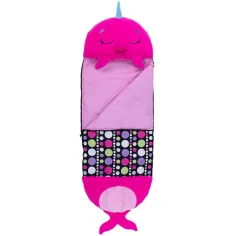 Happy Nappers: Sacco a pelo cuscino balena rosa 137 cm immagine 2