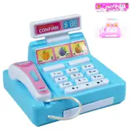 Happy Shopping: Registratore di cassa con cassetto apribile in due varianti da 12,5 cm