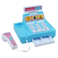Happy Shopping: Registratore di cassa con cassetto apribile in due varianti da 12,5 cm immagine 2