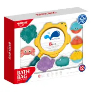 Happy World: Gioco da bagno con animali marini e rete da pesca