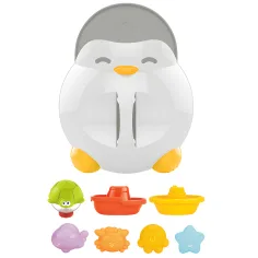 Happy World: Gioco da bagno con pinguini e animali marini immagine 2