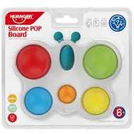 Happy World: Pop it! Giocattolo educativo calmante a forma di farfalla per neonati