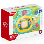 Happy World: Volante multifunzione con effetti di luce e suono 23x17,5cm
