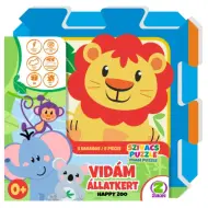 Happy Zoo - Puzzle in spugna dello zoo felice