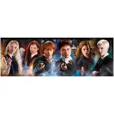 Harry Potter - Gli Eredi di Hogwarts puzzle panoramico da 1000 pezzi con poster - Clementoni immagine 2