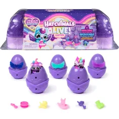 Hatchimals Alive!: Porta Uova Arcobaleno Neon - Spin Master immagine 3