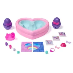 Hatchimals Alive!: Set da gioco Festa in Piscina Arcobaleno Neon - Spin Master immagine 2
