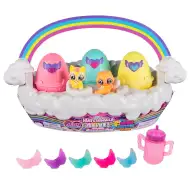 Hatchimals Alive!: Set di Cestino di Primavera Arcobaleno Neon - Spin Master